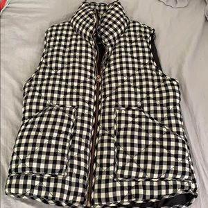 Puffy Checkered Vest
